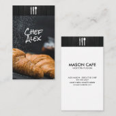 Carte De Visite Arts culinaires | Chef pâtissier (Devant / Derrière)