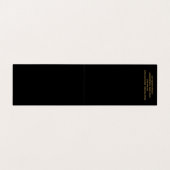 Carte De Visite Arts culinaires | Chef pâtissier (Intérieur déplié)