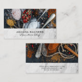 Carte De Visite Arts culinaires | Épices (Devant / Derrière)