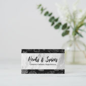 Carte De Visite Arts culinaires | Illustrations de fines herbes d' (Debout devant)