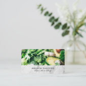 Carte De Visite Arts culinaires | Produits verts (Debout devant)
