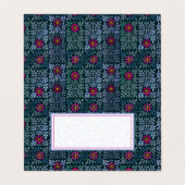 Carte De Visite Arts et artisanat Renaissance florale (Extérieur déplié)