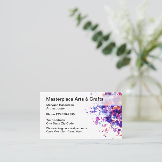 Carte De Visite Arts et classes de métiers (Debout devant)