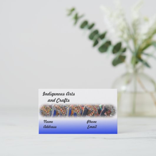 Carte De Visite Arts et métiers d'art autochtones et autochtones (Debout devant)