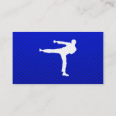 Carte De Visite Arts martiaux bleus (Dos)