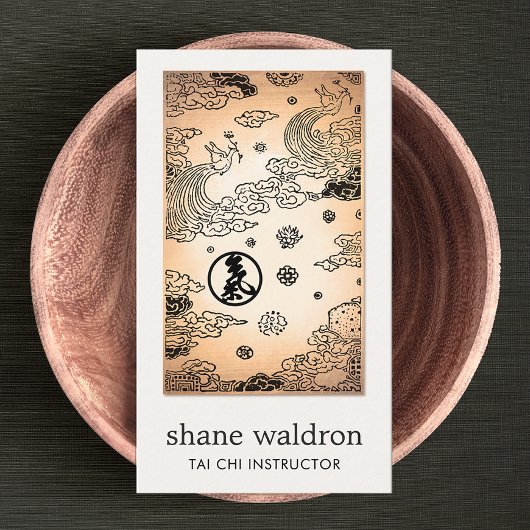 Carte De Visite Arts martiaux de Tai Chi