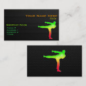 Carte De Visite Arts martiaux lisses (Devant / Derrière)