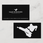 Carte De Visite arts martiaux simples (Devant / Derrière)