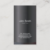 Carte De Visite Arts martiaux Yin Yang Professionnel (Dos)