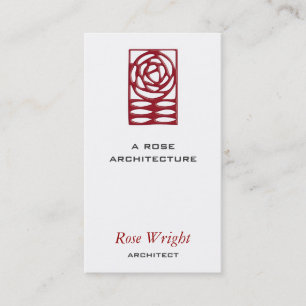 Carte De Visite Arts roses et ornement de métiers