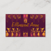 Carte De Visite Artwork de jetons d'or (Devant)