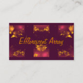 Carte De Visite Artwork de jetons d'or (Devant)