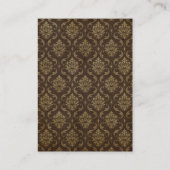 Carte De Visite As de pique Grunge (Dos)