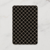 Carte De Visite As des barbiers kraft (Dos)