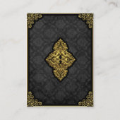 Carte De Visite As d'or des diamants (Dos)