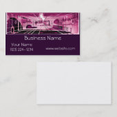 Carte De Visite Ascenseur vers le bas Abstrait (Devant / Derrière)