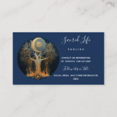 Carte De Visite Ascension au Clair de Lune | Conception de l'Arbre (Dos)