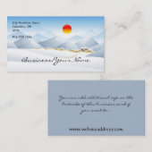 Carte de visite asiatique de la conception 2 de (Devant / Derrière)