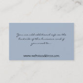 Carte de visite asiatique de la conception 2 de (Dos)