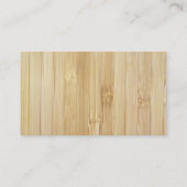 Carte De Visite Aspect bambou (Dos)