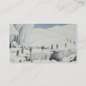 Carte De Visite Aspect fréquent de la glace avec des ponts de Sno (Dos)