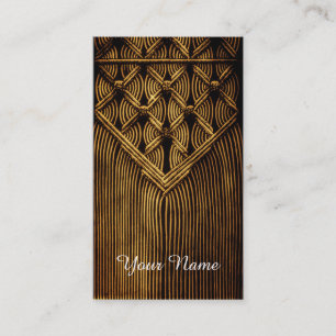 Carte De Visite aspect Macramé vintage