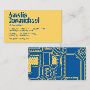 Carte De Visite Aspen Gold et Princess Blue Geek Technologie