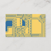 Carte De Visite Aspen Gold et Princess Blue Geek Technology Busin (Dos)