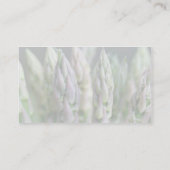 Carte De Visite Asperge fraîche (Dos)