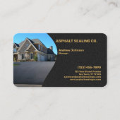 Carte De Visite Asphalt Driway Sealing Company (Devant)