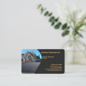 Carte De Visite Asphalt Driway Sealing Company (Debout devant)