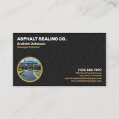 Carte De Visite Asphalt Driway Sealing Company (Dos)