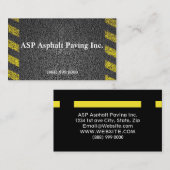 Carte de visite asphalte (Devant / Derrière)