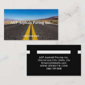Carte de visite asphalte (Devant / Derrière)