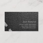 Carte De Visite Asphalte, Carrelage, Construction, Routes (Dos)