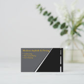 Carte De Visite Asphalte et pavage / Services de construction de l (Debout devant)