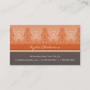 CARTE DE VISITE assez détaillé