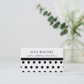 Carte De Visite Assez en pois (Debout devant)