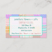 Carte de visite assez rose d'édredon et d'arc (Devant)