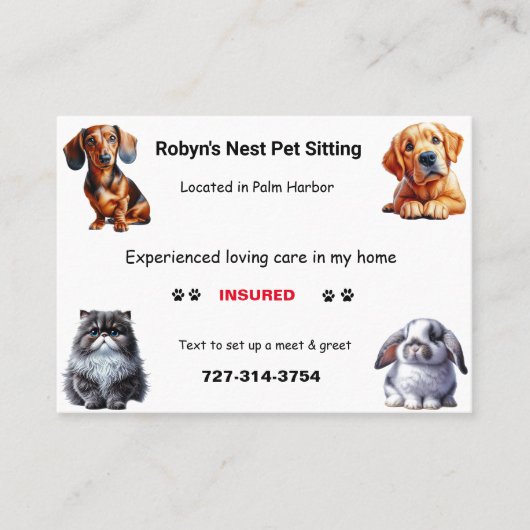 Carte de visite assis (Devant)