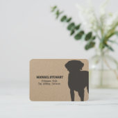 Carte de visite assis en salle du chien Walker (Debout devant)