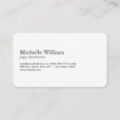 Carte De Visite Assis Lotus Mandala et marbre (Dos)