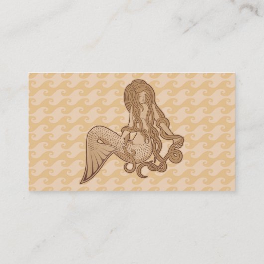 Carte De Visite Assis Sirène (Dos)