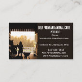 Carte De Visite Assise de la ferme et de la protection animale mod (Devant)