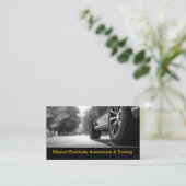 Carte De Visite Assistance routière Remorquage automobile (Debout devant)