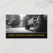Carte De Visite Assistance routière Remorquage automobile (Devant)