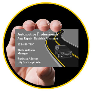 Carte De Visite Assistance Routière Réparation Automobile