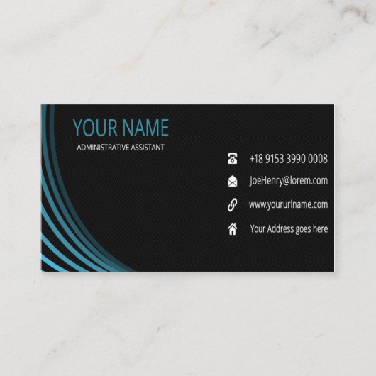 Carte De Visite Assistant administratif (Devant)