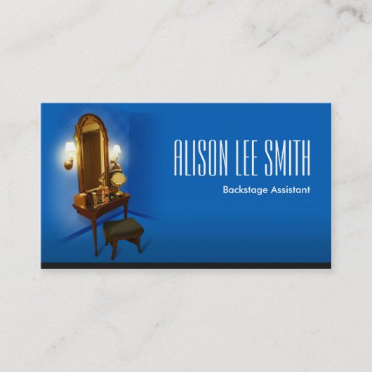 Carte De Visite Assistant Beauty Backstage (Devant)