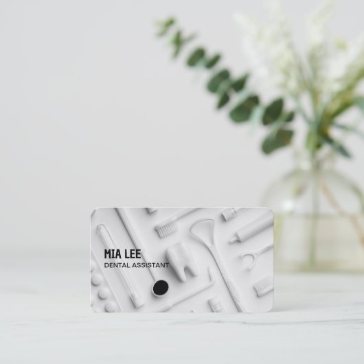 Carte De Visite Assistant dentaire (Debout devant)